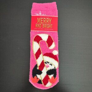 Bath & Body Works Merry and Bright Shea-infused Lounge Socks Christmas 2023